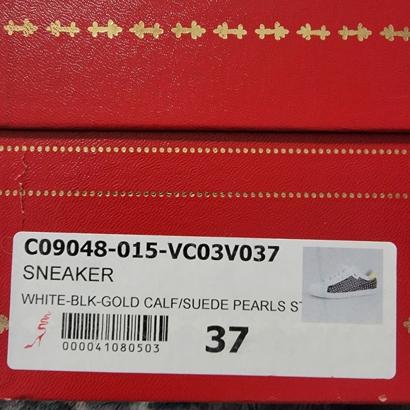 Rene Caovilla Black & White Pearl Sneakers - Picture 16 of 16